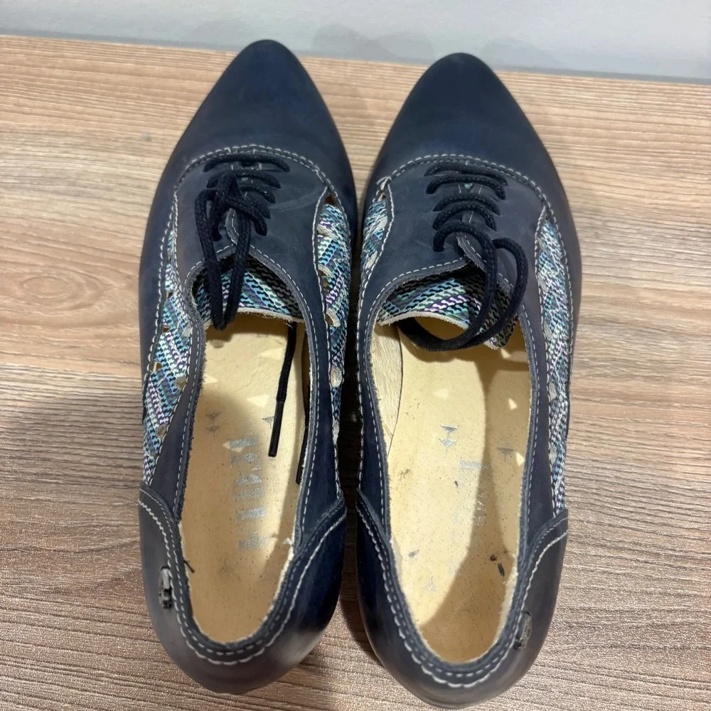 Fidji leather oxfords